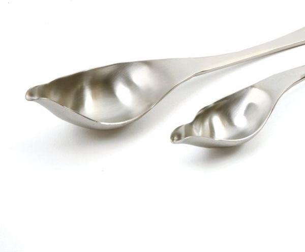 Norpro - Pack of 2 Stainless Steel Drizzle Spoons - 3559