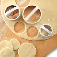 Norpro - Pack of 3 Plain Biscuit/Cookie Cutters - 3489