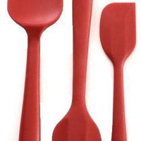 Norpro - Pack of 3 Red Silicone Spatulas - 2998