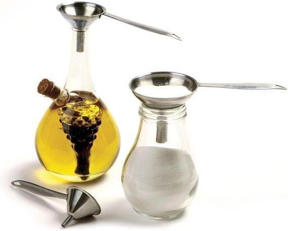 Norpro - Pack of 3 Stainless Steel Funnel with Handle Set - 2175