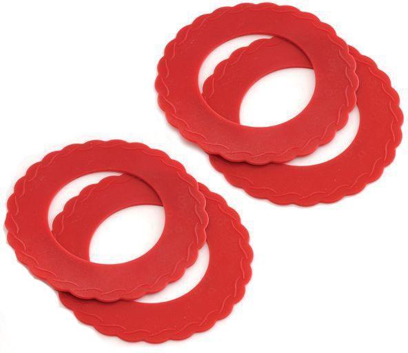 Norpro - Pack of 4 Mini Silicone Pie Pan Shield - 3280