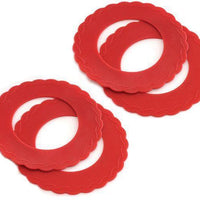 Norpro - Pack of 4 Mini Silicone Pie Pan Shield - 3280