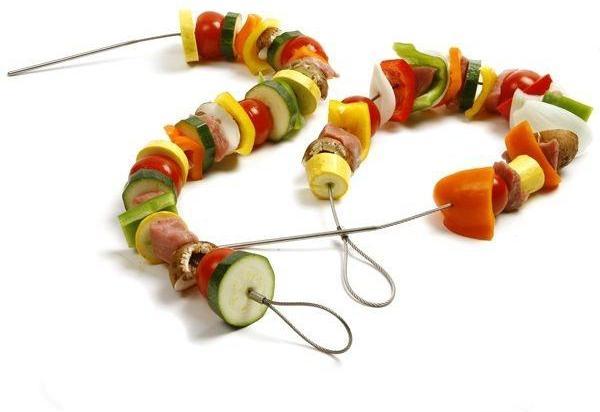 Norpro - Pack of 4 Stainless Steel Flexible Skewers - 1910