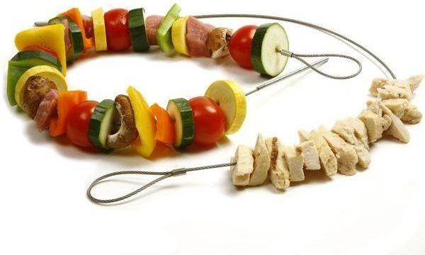 Norpro - Pack of 4 Stainless Steel Flexible Skewers - 1910