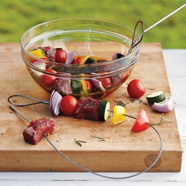 Norpro - Pack of 4 Stainless Steel Flexible Skewers - 1910