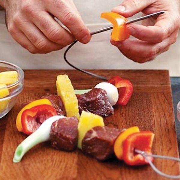Norpro - Pack of 4 Stainless Steel Flexible Skewers - 1910