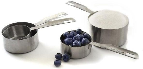 Norpro - Pack of 4 Stainless Steel Measuring Cups - 3052