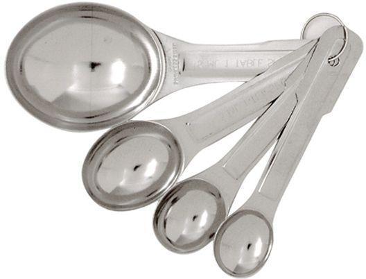 Norpro - Pack of 4 Stainless Steel Measuring Spoons -3050