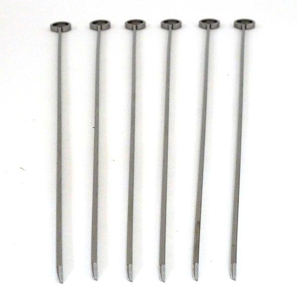 Norpro - Pack of 6 12" Stainless Steel Skewers - 1933