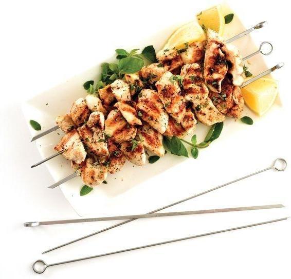 Norpro - Pack of 6 12" Stainless Steel Skewers - 1933