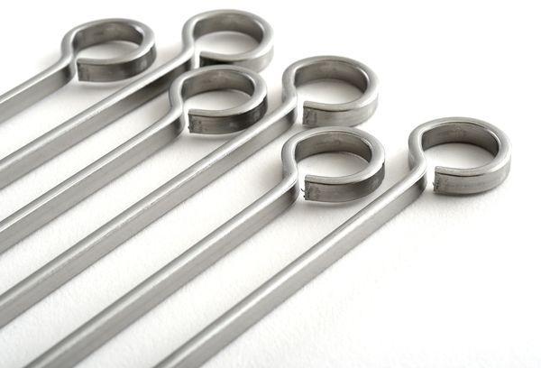 Norpro - Pack of 6 14" Stainless Steel Skewers - 1934