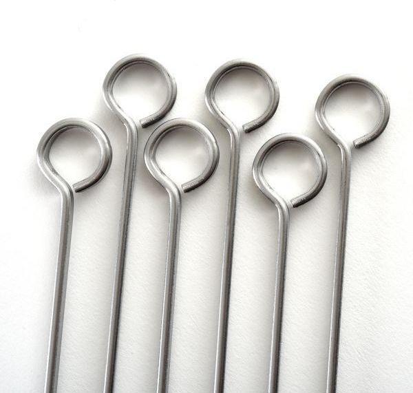 Norpro - Pack of 6 14" Stainless Steel Skewers - 1934
