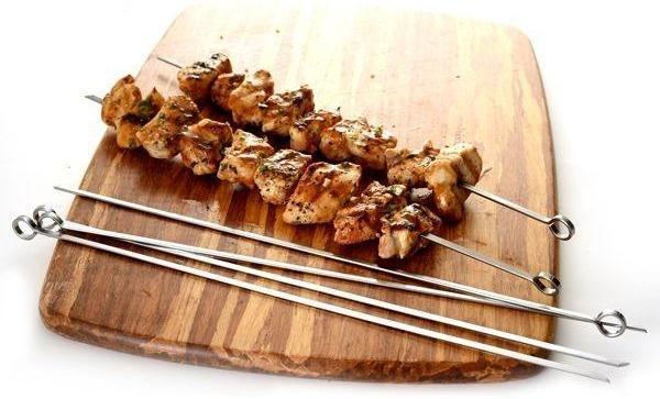 Norpro - Pack of 6 14" Stainless Steel Skewers - 1934