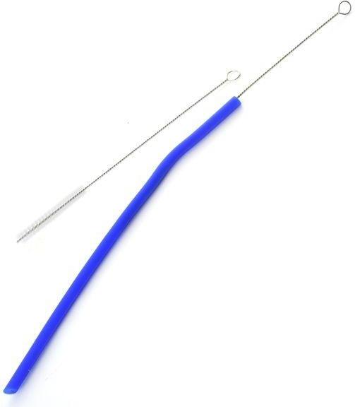 Norpro - Pack of 6 Silicone Bend Straws with 2 Brushes - 471