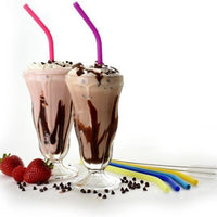 Norpro - Pack of 6 Silicone Bend Straws with 2 Brushes - 471