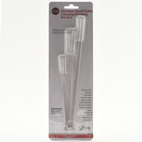 Norpro - Pack of 6 Stainless Steel/Nylon Cleaning Brushes - 2000