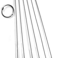 Norpro - Pack of 6 Stainless Steel/Nylon Cleaning Brushes - 2000