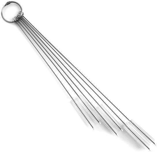 Norpro - Pack of 6 Stainless Steel/Nylon Cleaning Brushes - 2000