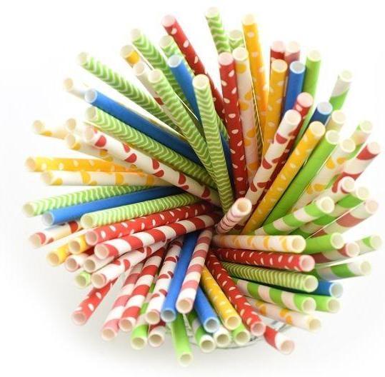 Norpro - Polka Dots Paper Straws (100 Pieces) - 4021