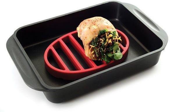 Norpro - Red Oval Silicone Roast Rack - 405