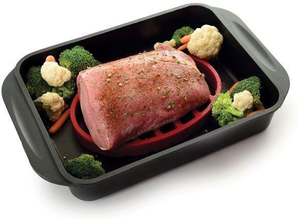 Norpro - Red Oval Silicone Roast Rack - 405