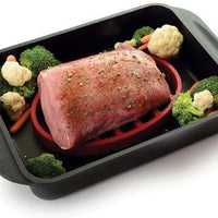 Norpro - Red Oval Silicone Roast Rack - 405