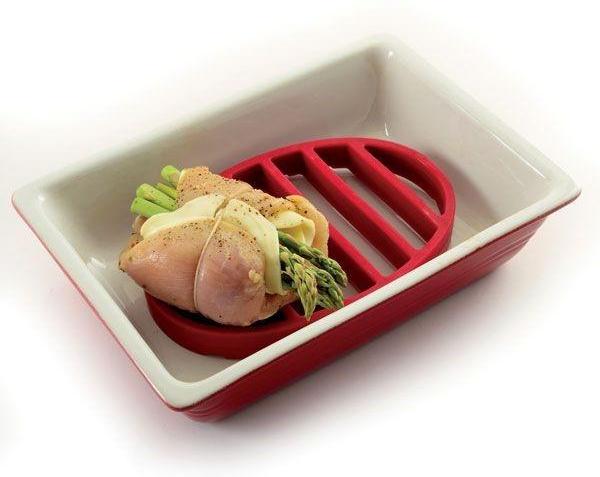 Norpro - Red Oval Silicone Roast Rack - 405