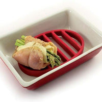 Norpro - Red Oval Silicone Roast Rack - 405