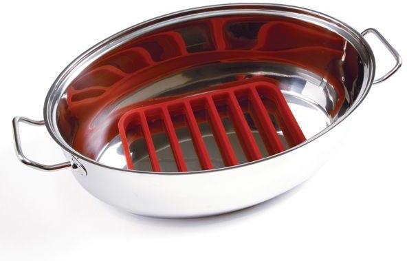 Norpro - Red Rectangle Silicone Roast Rack 299