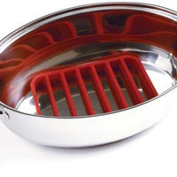 Norpro - Red Rectangle Silicone Roast Rack 299