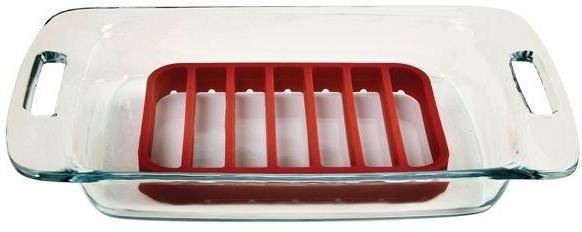 Norpro - Red Rectangle Silicone Roast Rack 299