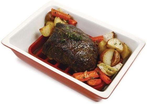 Norpro - Red Rectangle Silicone Roast Rack 299