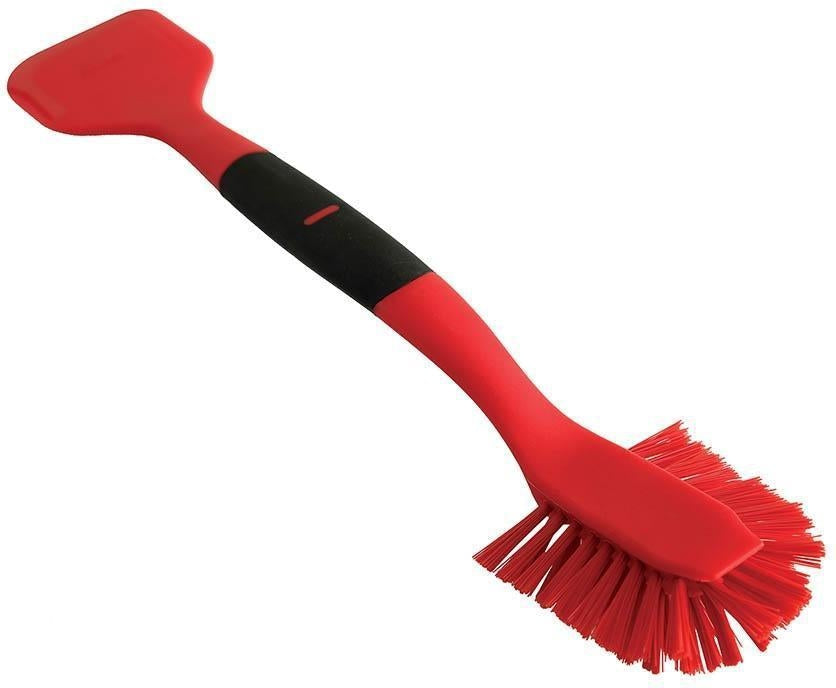 Norpro - Red Scrub Brush/Scrapper - 1088R
