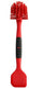 Norpro - Red Scrub Brush/Scrapper - 1088R