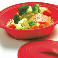Norpro - Red Silicone Steamer with Insert - 180R