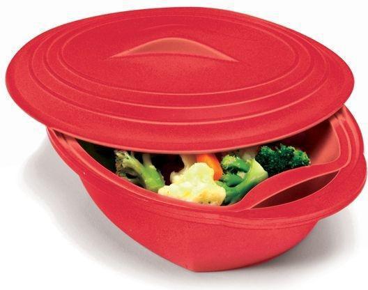 Norpro - Red Silicone Steamer with Insert - 180R