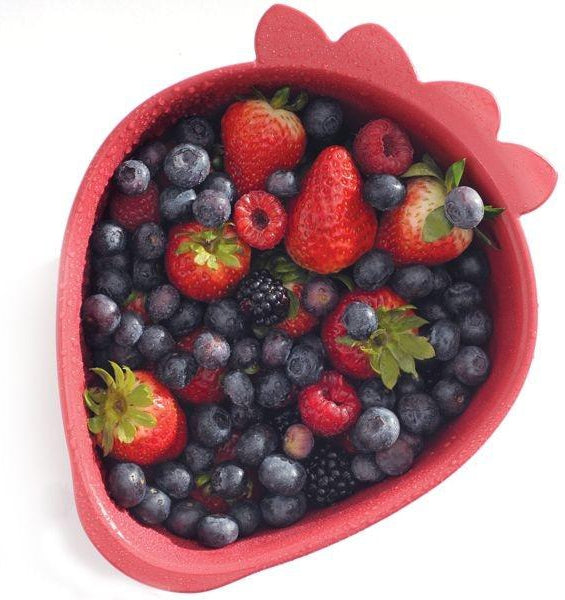 Norpro - Red Strawberry Colander - 2140