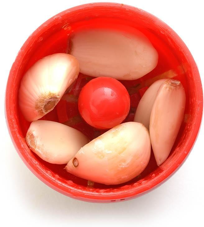 Norpro - Red Twist N' Mince Garlic Twister & Peeler - 1151