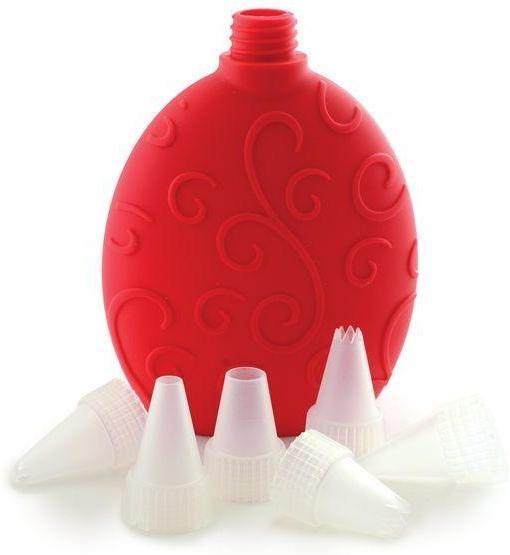 Norpro - Silicone Icing Decorator with 6 Tips - 3556