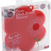 Norpro - Silicone Red Dish Brush Flower - 1074