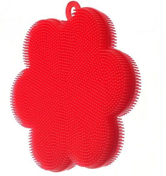 Norpro - Silicone Red Dish Brush Flower - 1074