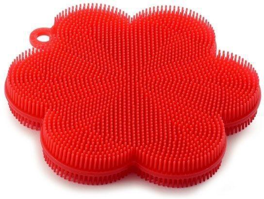 Norpro - Silicone Red Dish Brush Flower - 1074