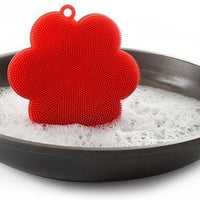 Norpro - Silicone Red Dish Brush Flower - 1074