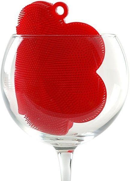 Norpro - Silicone Red Dish Brush Flower - 1074