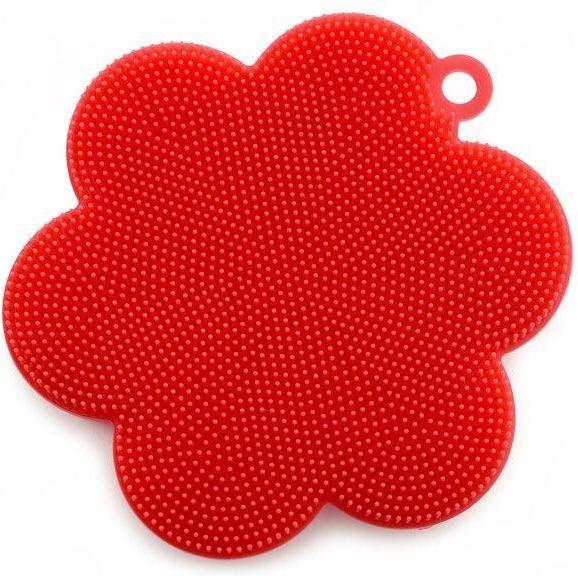 Norpro - Silicone Red Dish Brush Flower - 1074