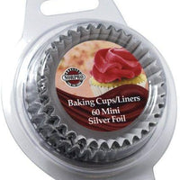 Norpro - Silver Petit Four Muffin/Cupcake Liners (60 Pieces) - 3595
