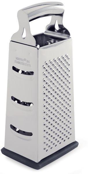 Norpro - Stainless Steel 4-Sided Cheese Grater - 340