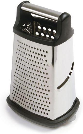 Norpro - Stainless Steel 4 Sided Grater with Catcher- 325