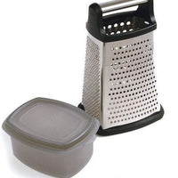 Norpro - Stainless Steel 4 Sided Grater with Catcher- 325