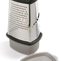 Norpro - Stainless Steel 4 Sided Grater with Catcher- 325